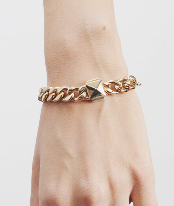 Groumette oval loops bracelet