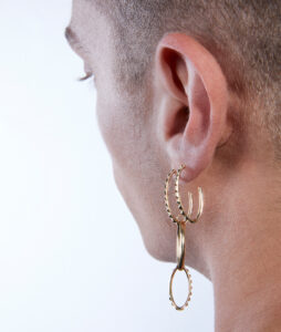 earring with slug